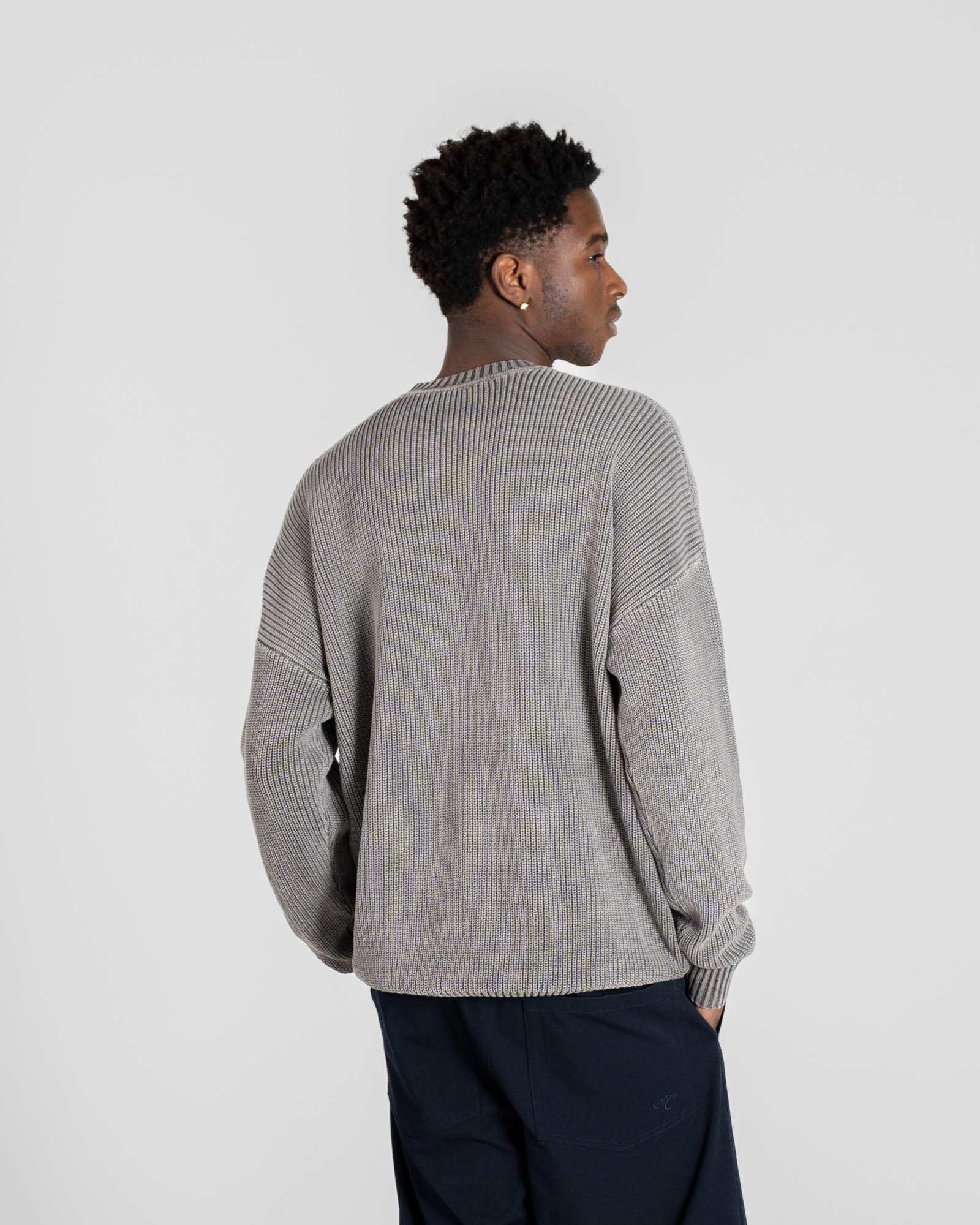 Knit Sweater Washed Grey